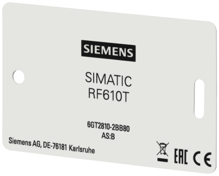 6GT2810-2BB80  Transponder RF610T ISO Card