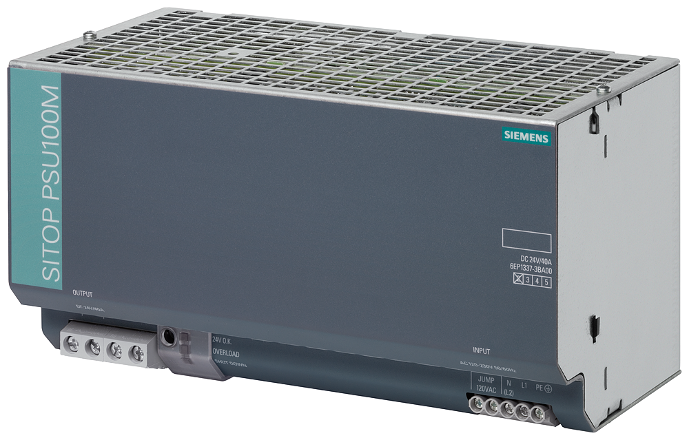 p_kt1_xx_1193p 6EP1337-3BA00 SITOP PSU100M/1AC/24VDC/40A - Зображення 1