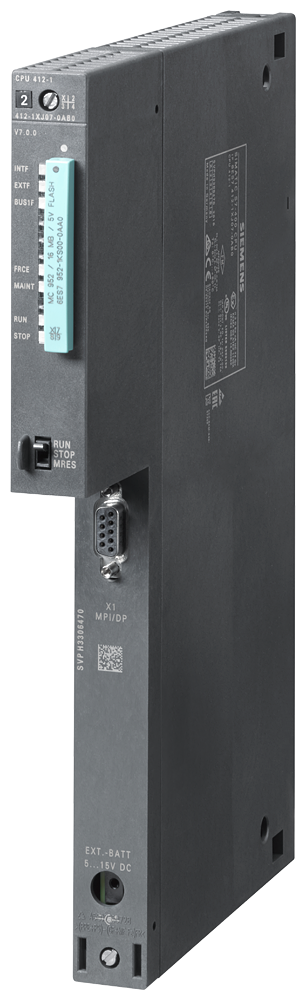 6ES7412-1XJ07-0AB0  CPU412-1, MPI/DP, 512 KB