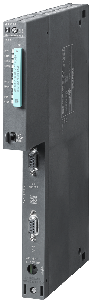 p_pcs7_xx_651p 6ES7416-2XP07-0AB0 CPU 416-2, MPI, PROFIBUS, 8 MB - Зображення 1