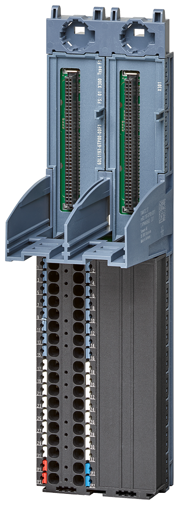 6DL1193-6TP00-0DF1  TERMINAL BLOCK, TYP F1, F-AI, IO...