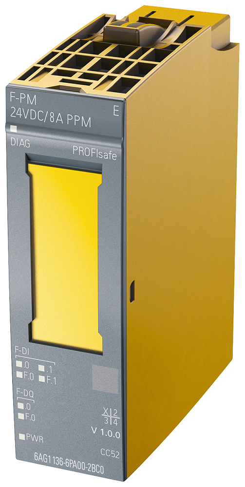 p_sp1_xx_188p 6AG1136-6PA00-2BC0 SIPLUS ET 200SP F-PM-E 24VDC/8A PPM - Зображення 1