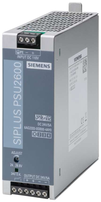 6AG2333-0SB00-4AY0  SIPLUS PS PSU2600 24V5A TX RAIL