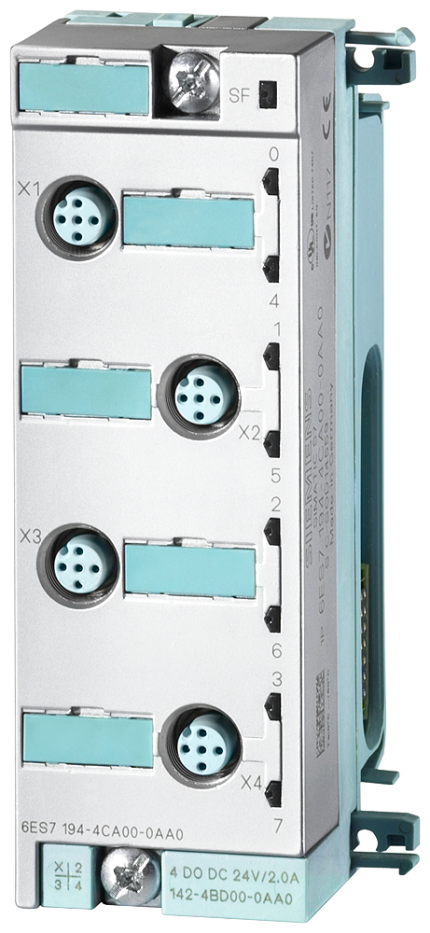 6ES7194-4CA00-0AA0  ET 200pro, CM IO 4 x M12