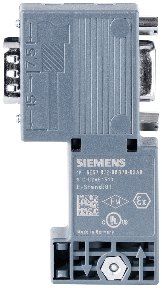 p_st7_xx_5942p 6AG1972-0BB70-7XA0 SIPLUS DP PB-Stecker PG-Buchse 9... - Зображення 1