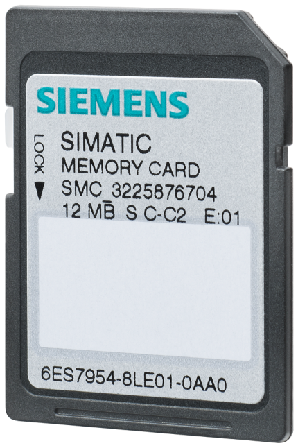 6ES7954-8LE03-0AA0  SIMATIC S7 Memory Card, 12 MB