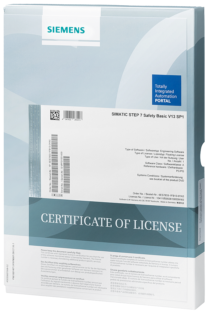 p_st7_xx_7329p 6ES7833-1FC02-0YE5 S7 Distributed Safety V5.4 SP5 U... - Зображення 1