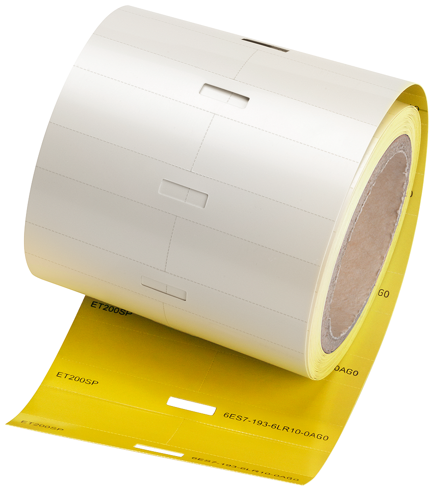 p_st7_xx_736p 6ES7193-6LR10-0AG0 500 labeling Stripes, Light yellow - Зображення 1