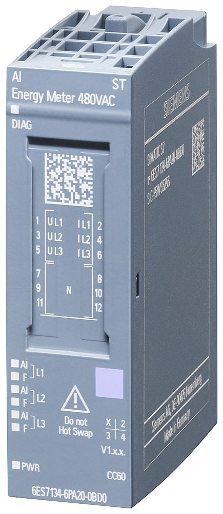 p_st7_xx_7412p 6AG2134-6PA20-4BD0 SIPLUS ET 200SP AI EMETER 480VAC... - Зображення 1