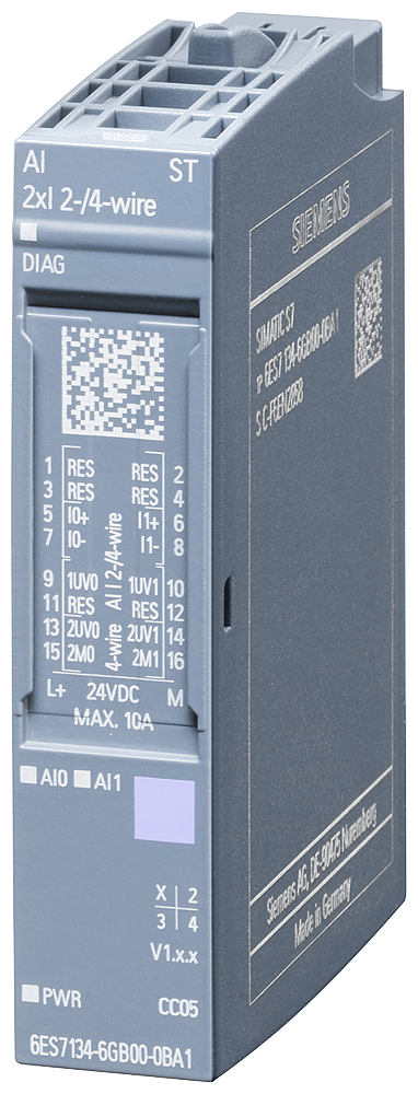 6ES7134-6GB00-0BA1  ET 200SP, AI 2xI 2-/4-Wire ST, PU 1