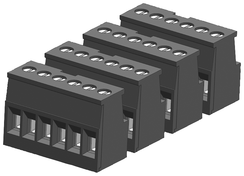 p_st7_xx_7636p 6ES7292-1BF30-0XB0 Terminal block, 6 Terminal, gold... - Зображення 1