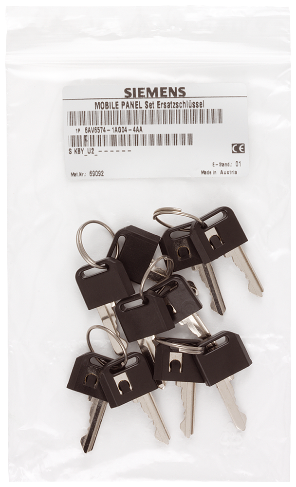 p_st8_xx_882p 6AV6574-1AG04-4AA0 Spare key Mobile Panel, type 10 - Зображення 1