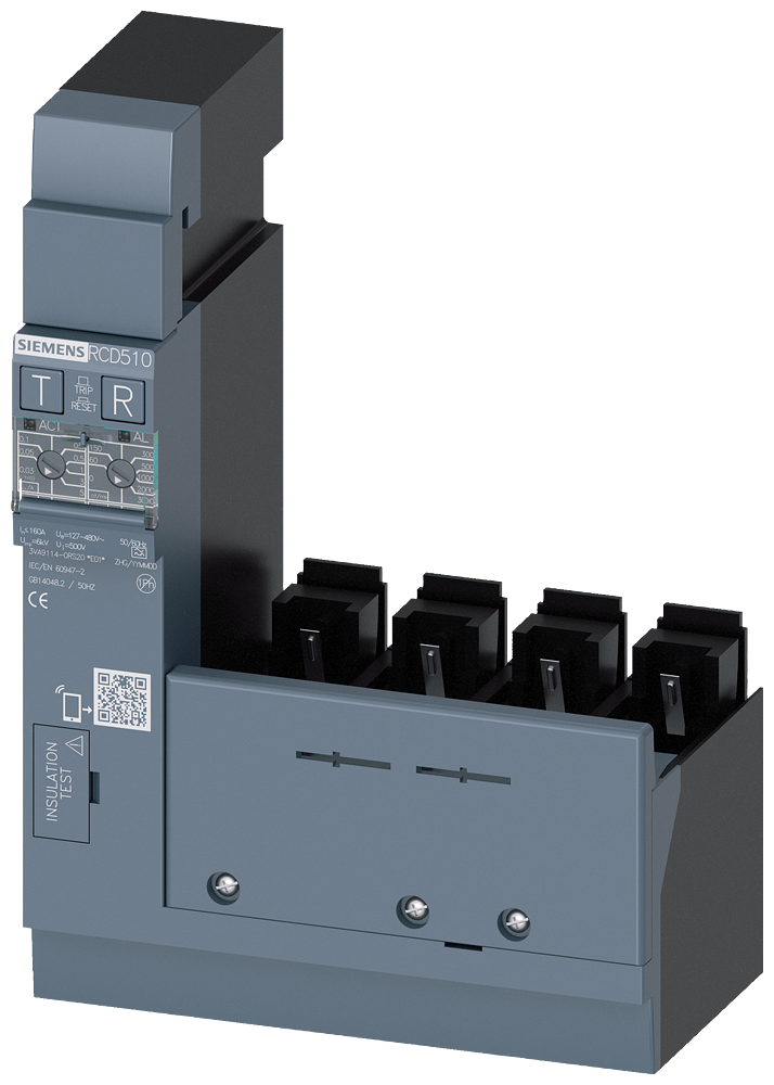 G_I202_XX_24400P 3VA9114-0RS20 RES. CURR. DEV. RCD510 4P I=160A... - Зображення 1