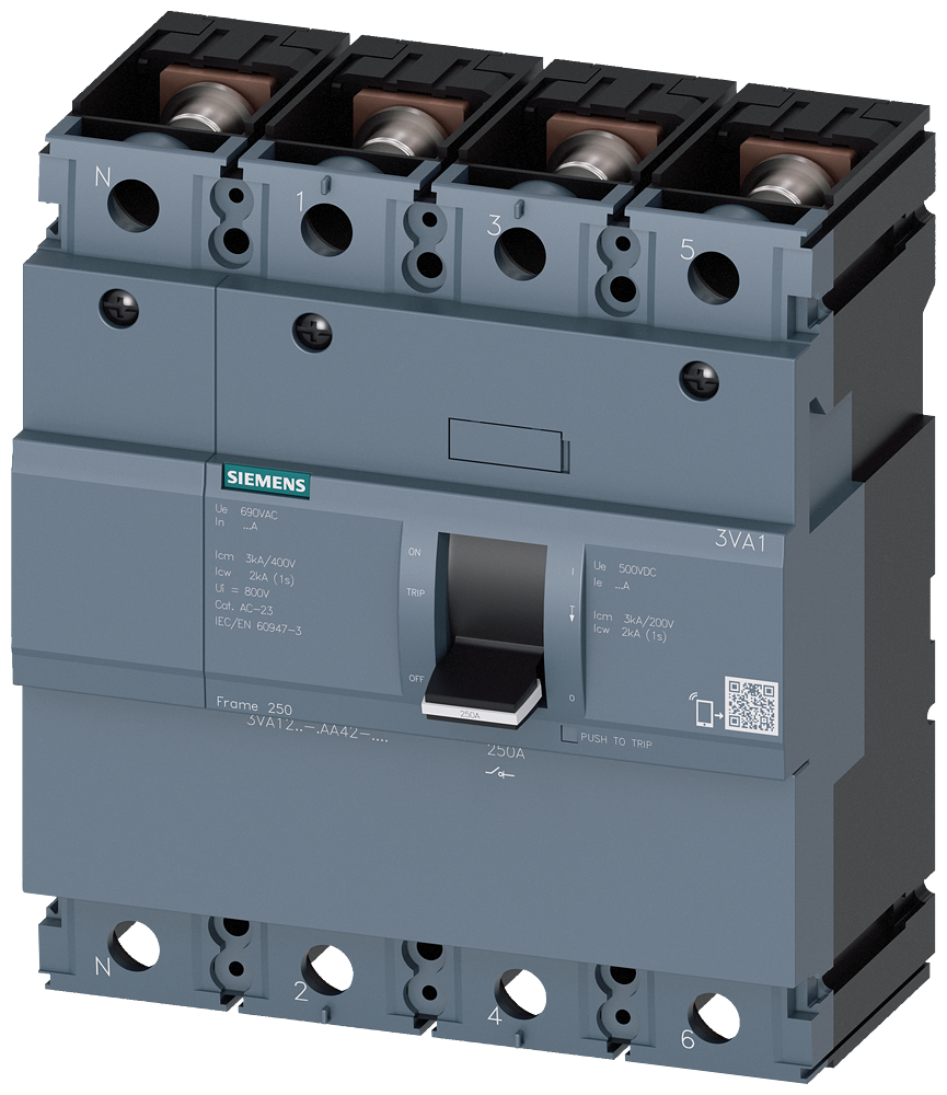 G_I202_XX_28843P 3VA1225-1AA42-0AA0 SD_IEC_FS250_250A_4P - Зображення 1