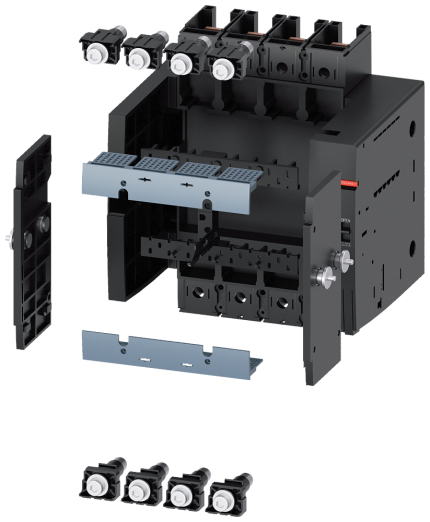3VA9214-0KD00 DRAW-OUT UNIT, COMPLETE KIT /4P