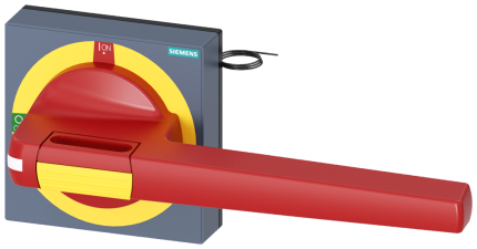 8UD1861-4CF05 HANDLE WITH MASKING PLATE, E-STOP