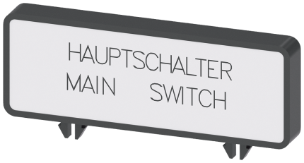 3LD9346-1A Inscription labels German/English