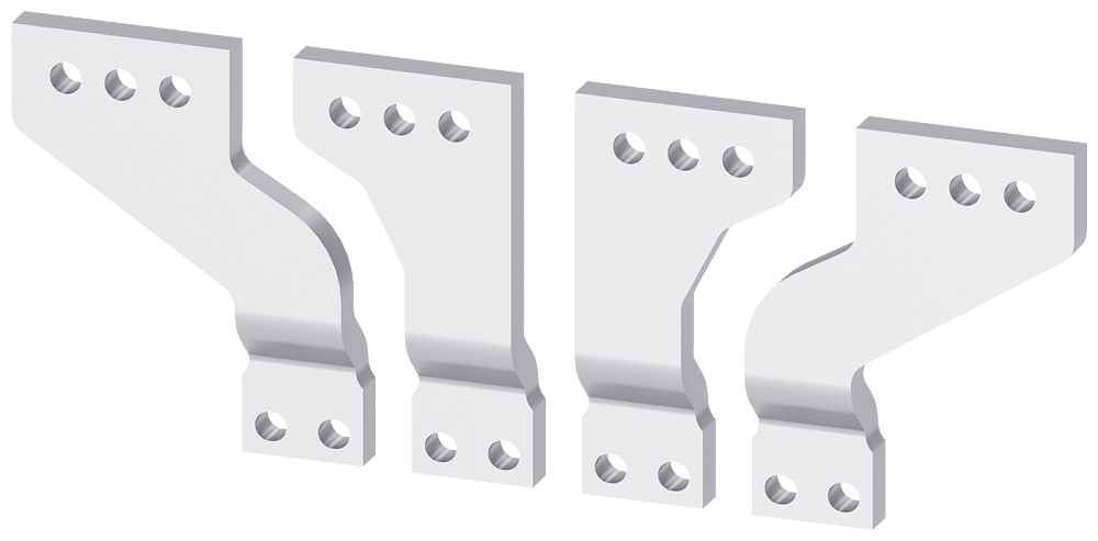 G_I202_XX_44829P 3VW9011-0AL74 Front_conn._bars_broadened,_4pcs... - Зображення 1