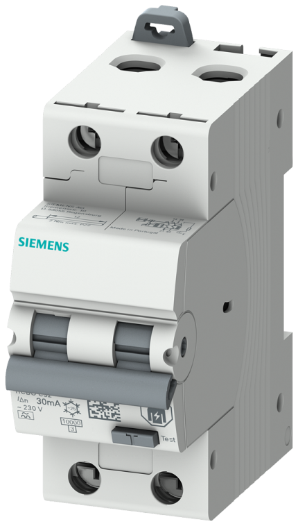 5SU1324-7FP06 RCBO 2P C06 10kA type A 30mA 2TE