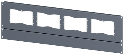 8MF1025-2UB52-0  base, with cut-outs for flanges