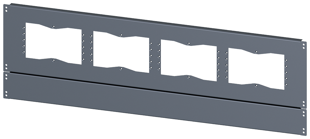 G_I202_XX_46561P 8MF1025-2UB52-0 base, with cut-outs for flanges - Зображення 1