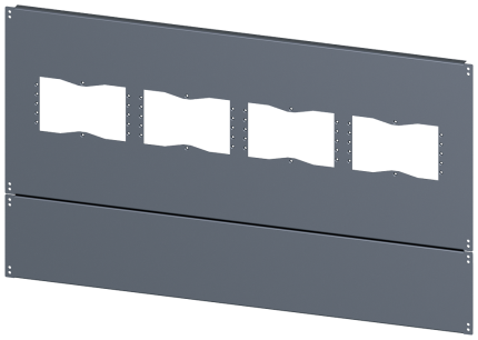 8MF1028-2UB52-0 base, with cut-outs for flanges