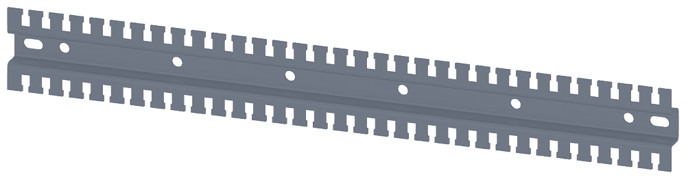 G_I202_XX_47535P 8MF1060-2HC03-0 mounting rail, serrated, U-Form - Зображення 1