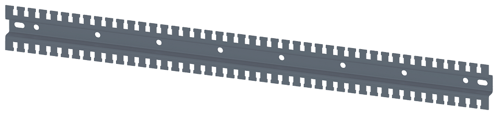 G_I202_XX_47536P 8MF1080-2HC03-0 mounting rail, serrated, U-Form - Зображення 1