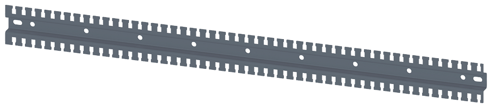 G_I202_XX_47537P 8MF1090-2HC03-0 mounting rail, serrated, U-Form - Зображення 1