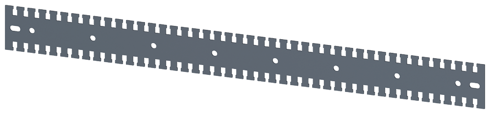 G_I202_XX_47540P 8MF1080-2HC13-0 mounting rail, serrated - Зображення 1