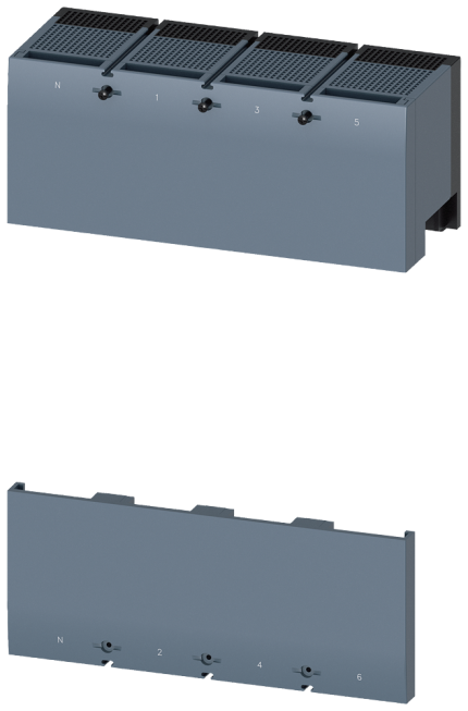 3VA9601-0WF40 Terminal cover extended 4P, 1pc.