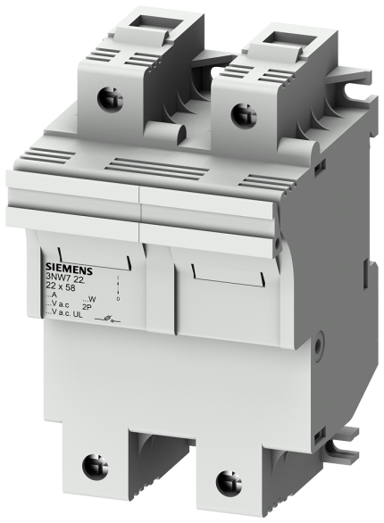 3NW7222 cylindrical fuse holder