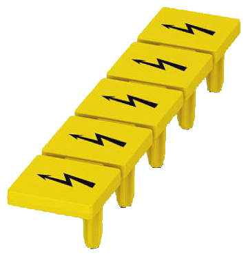 8WH9065-5CA06 WARNING COVERS 10,2MM, YELLOW