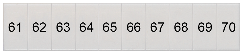 G_I202_XX_74646P 8WH8120-2AB65 LABELS, LONGIT.,61-70, S. 5 - Зображення 1