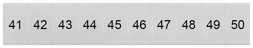 G_I202_XX_74654P 8WH8120-3AB45 LABELS, LONGIT.,41-50, S. 6 - Зображення 1