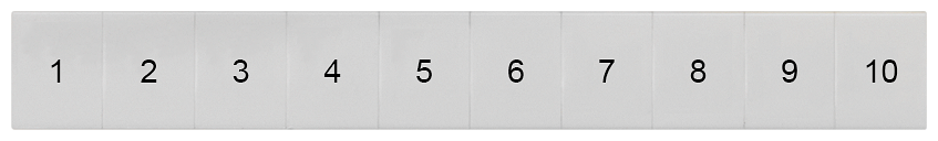 G_I202_XX_74661P 8WH8120-4AB05 LABELS, LONGIT.,1-10, S. 8 - Зображення 1