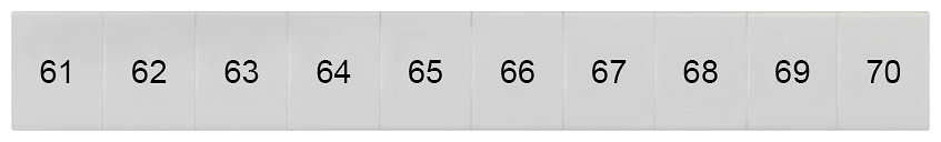 G_I202_XX_74667P 8WH8120-4AB65 LABELS, LONGIT.,61-70, S. 8 - Зображення 1