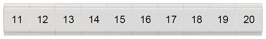 G_I202_XX_74676P 8WH8121-2AB15 LABELS,FLAT, LONGIT.,11-20,S.5 - Зображення 1