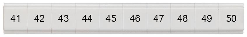 G_I202_XX_74679P 8WH8121-2AB45 LABELS,FLAT, LONGIT.,41-50,S.5 - Зображення 1