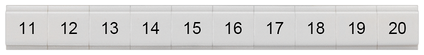 G_I202_XX_74686P 8WH8121-3AB15 LABELS,FLAT, LONGIT.,11-20,S.6 - Зображення 1