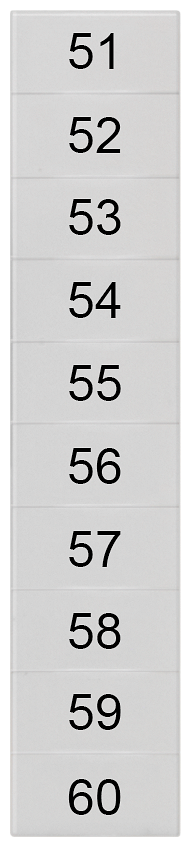G_I202_XX_74709P 8WH8140-2AB55 LABELS, TRANSV.,51-60, S. 5 - Зображення 1