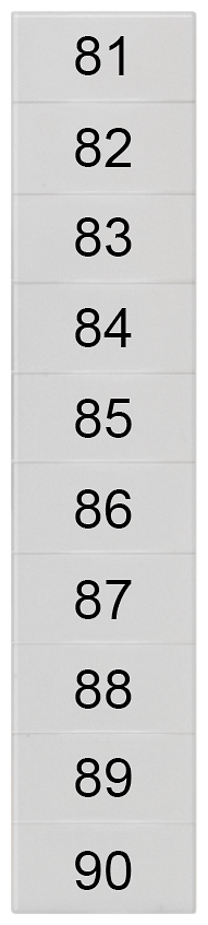 G_I202_XX_74712P 8WH8140-2AB85 LABELS, TRANSV.,81-90, S. 5 - Зображення 1