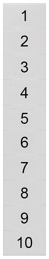 G_I202_XX_74714P 8WH8140-3AB05 LABELS, TRANSV.,1-10, S. 6 - Зображення 1