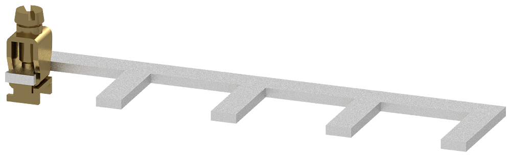 G_I202_XX_74744P 5SD7490-7 Erthing bracket for bridging 4 SPD - Зображення 1