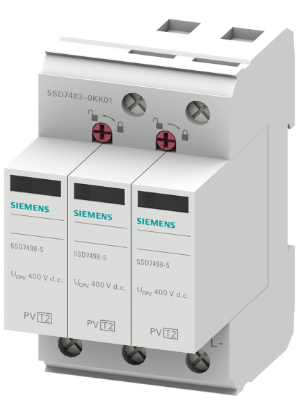 5SD7483-0KK01 SPD T2, 600V DC, PV