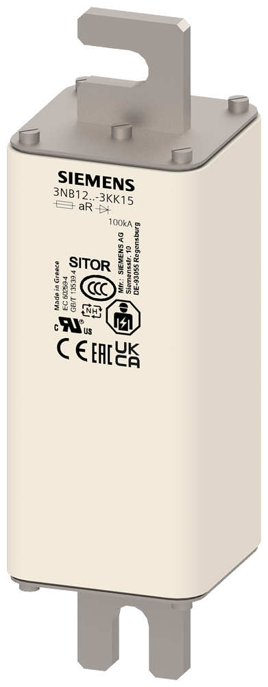 G_I202_XX_74789P 3NB1234-3KK15 SITOR Fuse 400A aR 1000Vdc/1250V... - Зображення 1