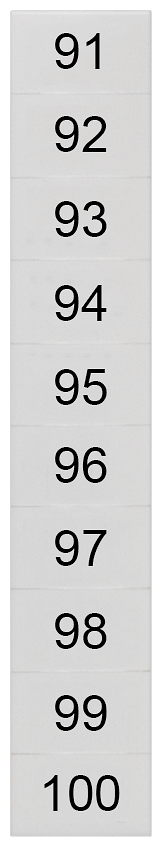 8WH8140-3AC05  LABEL 91 - 100 SIZE ZB6