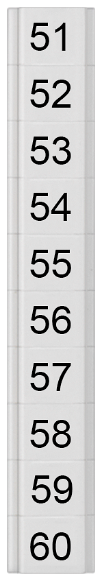 G_I202_XX_74903P 8WH8141-1AB55 LABELS,FLAT, TRANSV.,51-60,S. 4 - Зображення 1