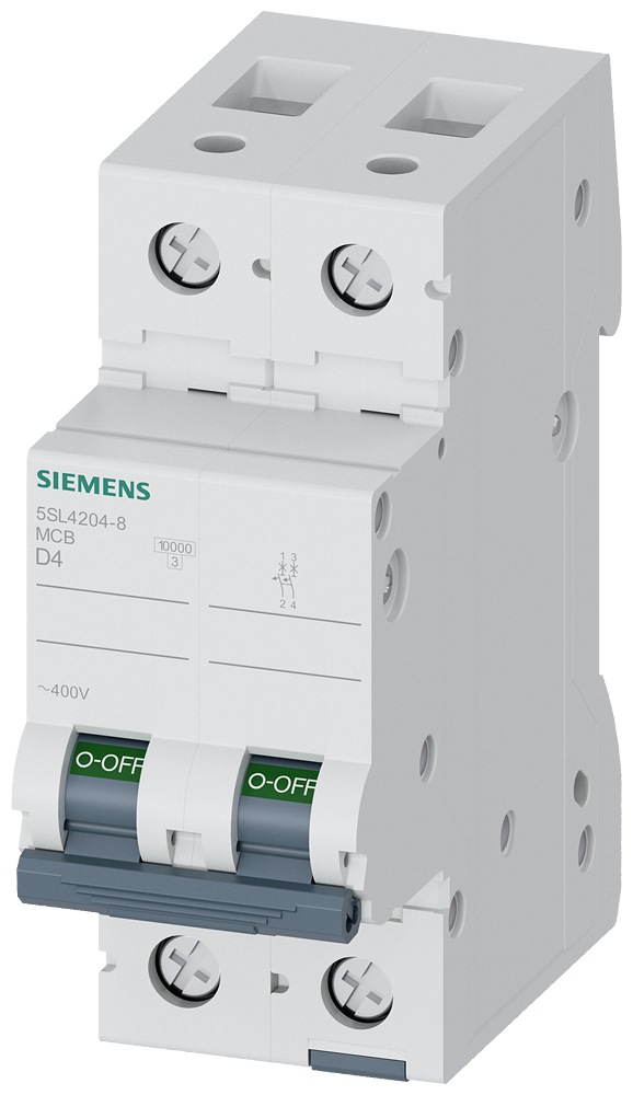 G_I202_XX_78818P 5SL4204-8 CIRCUIT BREAKER 10KA 2POLE D4 - Зображення 1