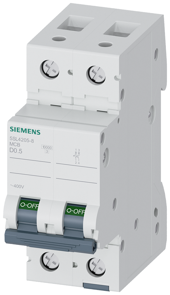 G_I202_XX_78824P 5SL4205-8 CIRCUIT BREAKER 10KA 2POLE D0,5 - Зображення 1